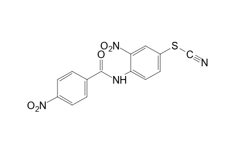 thiocyanic acid, 3-nitro-4-(p-nitrobenzamido)phenyl ester