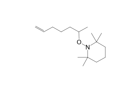 2,2,6,6-Tetramethyl-1-(1-methylhex-5-enoyloxy)piperdine