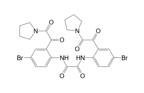 Ethanediamide, N,N'-bis[4-bromo-2-(oxo-1-pyrrolidinylacetyl)phenyl]-