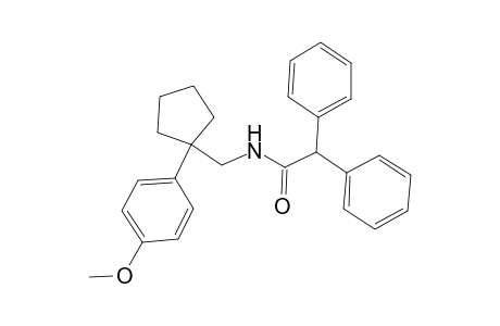 N-[[1-(4-methoxyphenyl)cyclopentyl]methyl]-2,2-diphenyl-ethanamide
