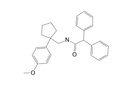 N-[[1-(4-methoxyphenyl)cyclopentyl]methyl]-2,2-diphenyl-ethanamide