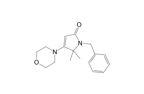 1-Benzyl-5,5-dimethyl-4-(morpholin-4'-yl)-1,5-dihydropyrrol-2-one