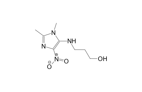 1-propanol, 3-[(1,2-dimethyl-4-nitro-1H-imidazol-5-yl)amino]-