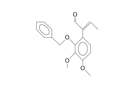 (E)-A-Ethylidene-3,4-dimethoxy-2-benzyloxy-benzene-acetaldehyde
