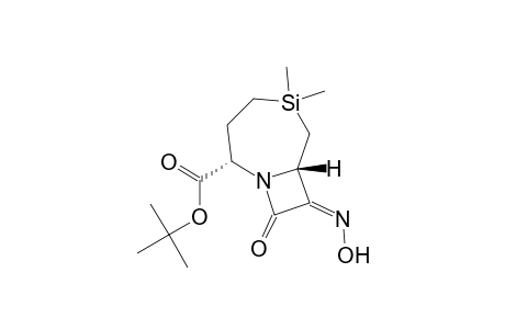 (2S,7S)-5,5-Dimethyl-8-(hydroxyimino)-9-oxo-1-aza-5-silabicyclo[5.2.0]nonane-2-carboxylic acid tert-butyl ester