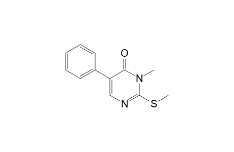 4(3H)-Pyrimidinone, 3-methyl-2-(methylthio)-5-phenyl-