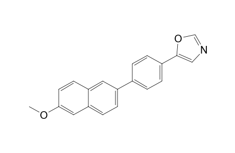 6-Methoxy-2-{4'-[5"-oxazolyl)phenyl]}-naphthalene