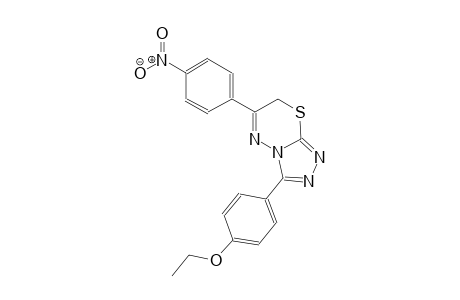 3-(4-ethoxyphenyl)-6-(4-nitrophenyl)-7H-[1,2,4]triazolo[3,4-b][1,3,4]thiadiazine