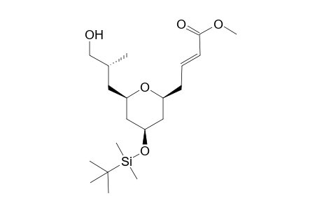 Methyl (E)-4-((2S,4R,6R)-4-((tert-butyldimethylsilyl)oxy)-6-((R)-3-hydroxy-2-methylpropyl)-tetrahydro-2H-pyran-2-yl)but-2-enoate