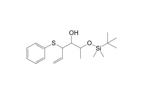 2-[(t-Butyldimethylsilyl)oxy]-3-hydroxy-4-(phenylthio)hex-5-ene