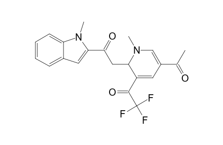 5-ACETYL-1-METHYL-2-[((1-METHYL-2-INDOLYL)-CARBONYL)-METHYL]-3-(TRIFLUOROACETYL)-1,2-DIHYDROPYRIDINE