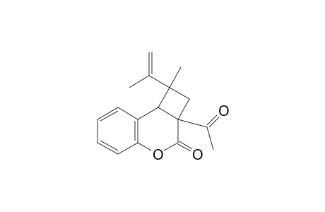 3H-Benzo[b]cyclobuta[d]pyran-3-one, 2a-acetyl-1,2,2a,8b-tetrahydro-1-methyl-1-(1-methylethenyl)-