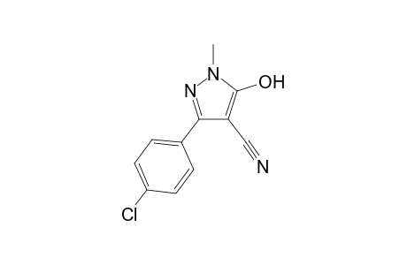 3-(4-Chlorophenyl)-4-yano-5-hydroxy-1-methyl-pyrazole