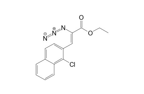 Ethyl .alpha.-Azido-.beta.-(1-chloro-2-naphthyl)acrylate