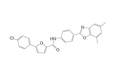 2-furancarboxamide, 5-(4-chlorophenyl)-N-[4-(5,7-dimethyl-2-benzoxazolyl)phenyl]-