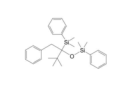 2-[Dimethyl(phenyl)silyl]-2-[dimethyl(phenyl)silyloxy]-3,3-dimethyl-1-phenylbutane