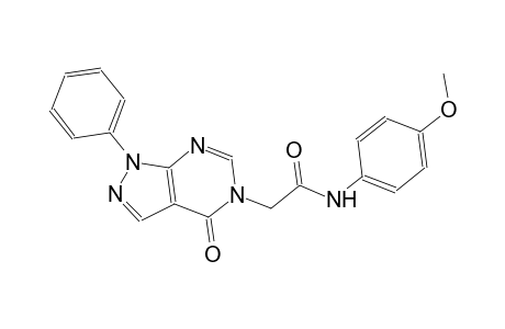 N-(4-methoxyphenyl)-2-(4-oxo-1-phenyl-1,4-dihydro-5H-pyrazolo[3,4-d]pyrimidin-5-yl)acetamide