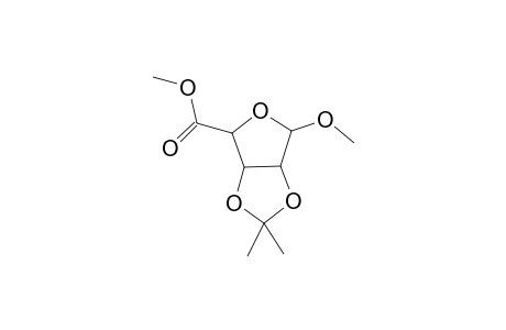 5-(Methoxycarbonyl)-2,3-O-(1-methylethylidene)-1-O-methyl-D-ribofuranose