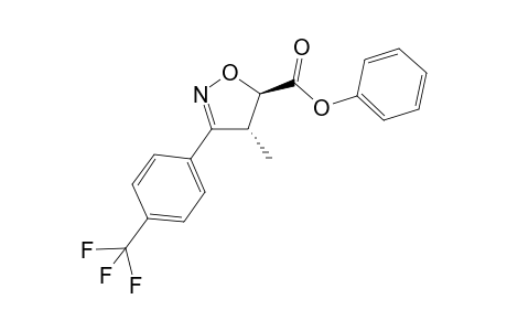 Phenyl 3-(4-trifluoromethylphenyl)-4,5-dihydroisoxazole-4-methyl-5-carboxylate