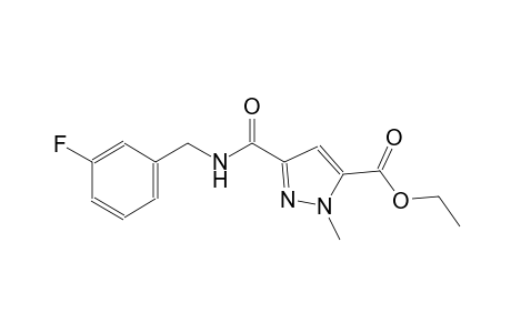 ethyl 3-{[(3-fluorobenzyl)amino]carbonyl}-1-methyl-1H-pyrazole-5-carboxylate