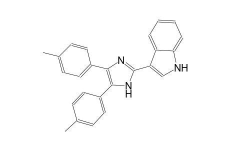 1H-indole, 3-[4,5-bis(4-methylphenyl)-1H-imidazol-2-yl]-