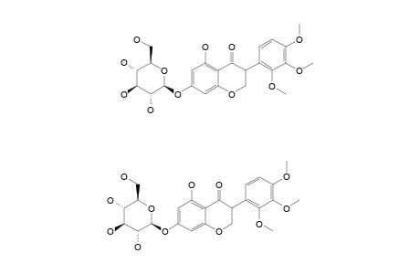 5,7-DIHYDROXY-2',3',4'-TRIMETHOXY-ISOFLAVANONE-7-O-BETA-GLUCOPYRANOSIDE