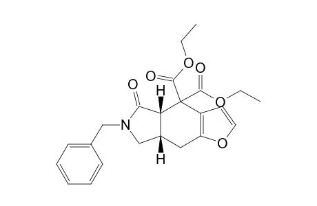 diethyl 6-benzyl-5-oxo-4a,7,7a,8-tetrahydrofuro[3,2-f]isoindole-4,4-dicarboxylate