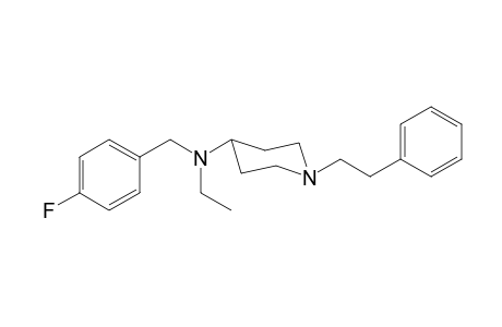 N-Ethyl-N-(4-fluorobenzyl)-1-(2-phenylethyl)piperidin-4-amine