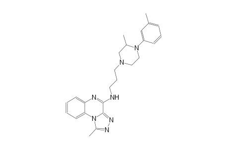 [1,2,4]triazolo[4,3-a]quinoxalin-4-amine, 1-methyl-N-[3-[3-methyl-4-(3-methylphenyl)-1-piperazinyl]propyl]-