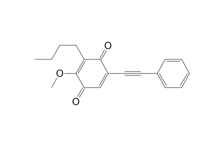 3-Butyl-2-methoxy-5-(phenylethynyl)-2,5-cyclohexadiene-1,4-dione