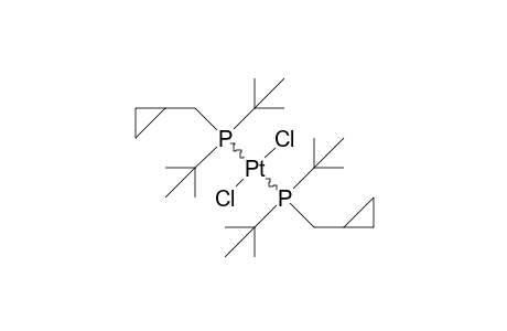 trans-Dichloro-trans-bis(di-tert-butyl-cyclopropylmethyl-phosphino) platinum