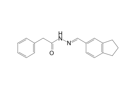 phenylacetic acid, [(5-indanyl)methylene]hydrazide