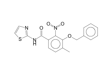 N-(2-thiazolyl)-2-nitro-3-benzyloxy-4-methylbenzamide