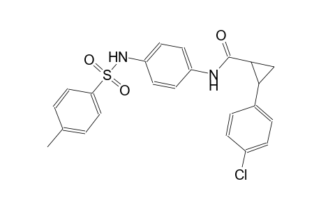 2-(4-chlorophenyl)-N-(4-{[(4-methylphenyl)sulfonyl]amino}phenyl)cyclopropanecarboxamide