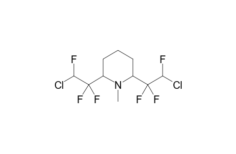 2,6-bis(2'-Chloro-1',1',2'-trifluoroethyl)-1-methylpiperidine