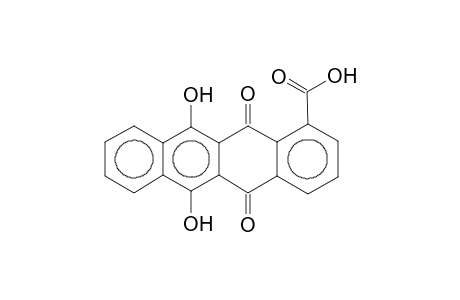 6,11-Dihydroxy-5,12-naphthacenequinone-1-carboxylic acid