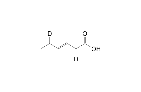 (E)-2,5-Dideuteriohex-3-enoic acid
