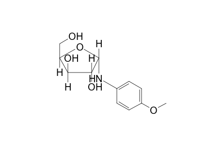 2-(hydroxymethyl)-5-(4-methoxyanilino)oxolane-3,4-diol