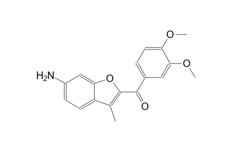 methanone, (6-amino-3-methyl-2-benzofuranyl)(3,4-dimethoxyphenyl)-