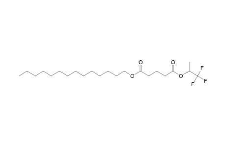 Glutaric acid, 1,1,1-trifluoroprop-2-yl tetradecyl ester