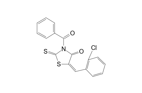 (5E)-3-benzoyl-5-(2-chlorobenzylidene)-2-thioxo-1,3-thiazolidin-4-one