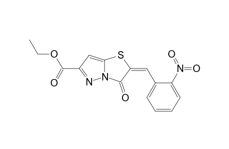 2-(2'-Nitrobenzylidene)-3-oxo-6-(ethoxycarbonyl)-2,3-dihydropyrazolo[5,1-b]thiazole