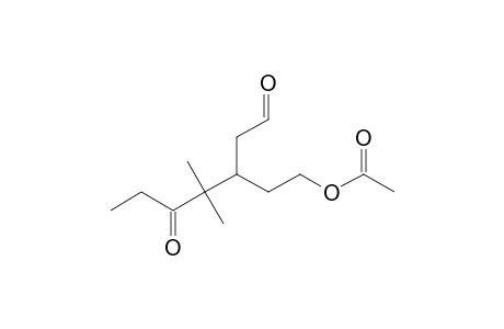 3-(2-ACETOXYETHYL)-4,4-DIMETHYL-5-OXOHEPTANAL