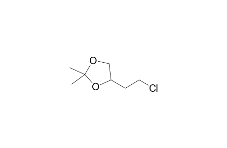 4-(2-Chloroethyl)-2,2-dimethyl-1,3-dioxolane