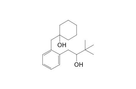 1-[2-(1-Hydroxycyclohexyl)methylphenyl]-3,3-dimethyl-2-butanol