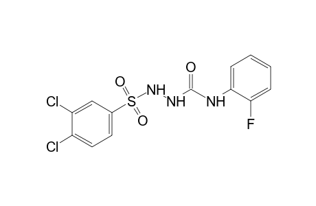 1-[(3,4-dichlorophenyl)sulfonyl]-4-(o-fluorophenyl)semicarbazide