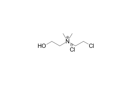 Ammonium, (2-chloroethyl)(2-hydroxyethyl)dimethyl-, chloride