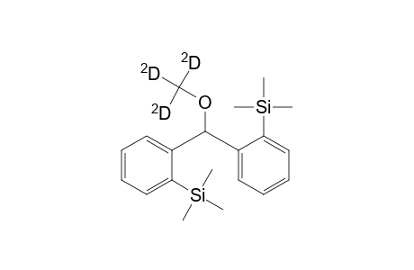 2,2'-bis-trimethylsilyl benzhydryl trideuteromethyl ether