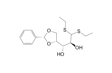 D-Arabinose, 4,5-O-(phenylmethylene)-, diethyl mercaptal, (R)-