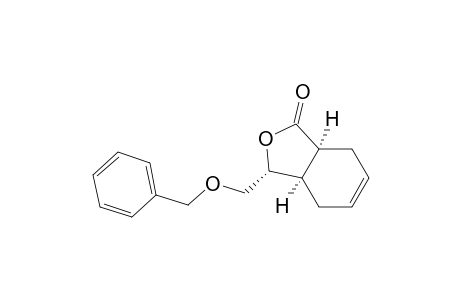 1(3H)-Isobenzofuranone, 3a,4,7,7a-tetrahydro-3-[(phenylmethoxy)methyl]-, [3S-(3.alpha.,3a.alpha.,7a.alpha.)]-